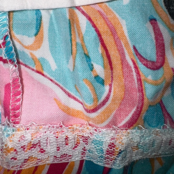 Lilly Pulitzer Wyatt Strapless Dress, Peel and Eat, Flamingos, Size 0 - Picture 5 of 8